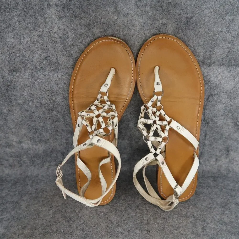 Yellowbox Shoes Womens 8.5 Sandals Casual Strappy Flats Ankle Strap Adjustable - Picture 7 of 15
